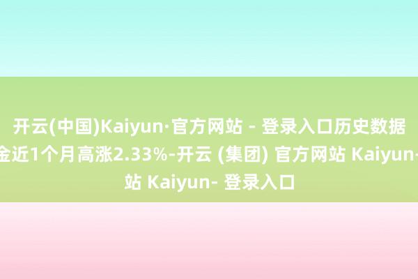 开云(中国)Kaiyun·官方网站 - 登录入口历史数据泄漏该基金近1个月高涨2.33%-开云 (集团) 官方网站 Kaiyun- 登录入口