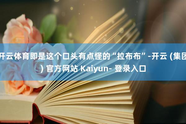 开云体育即是这个口头有点怪的“拉布布”-开云 (集团) 官方网站 Kaiyun- 登录入口
