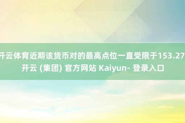 开云体育近期该货币对的最高点位一直受限于153.27-开云 (集团) 官方网站 Kaiyun- 登录入口